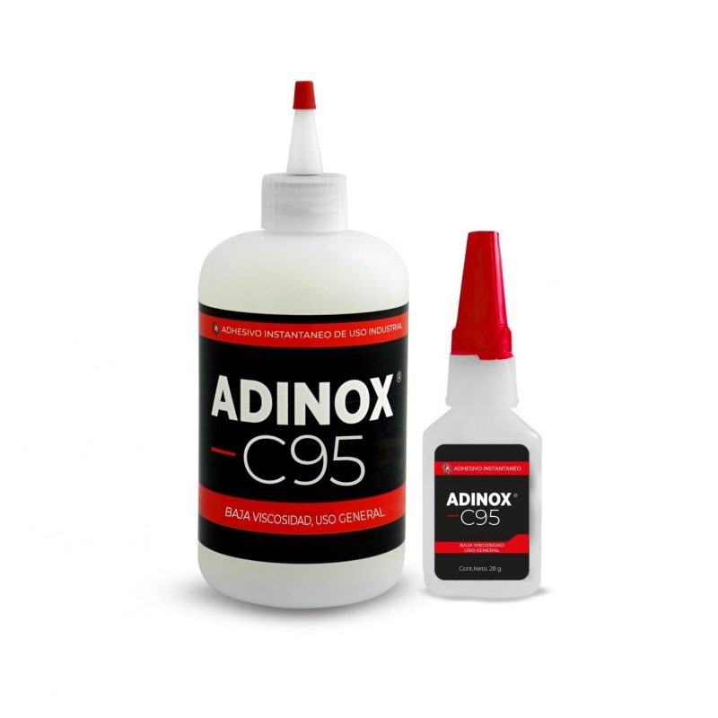Adhesivo instantáneo para plásticos y elastómeros, viscosidad media, ADINOX® C95