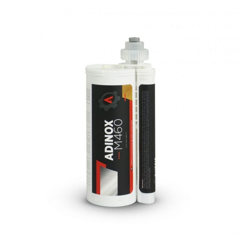 Adhesivo estructural de metacrilato, curado lento, color negro 490 ml, ADINOX® M460