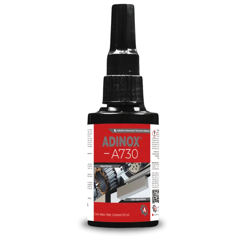 Adhesivo estructural bicomponente de alta viscosidad, ADINOX A730