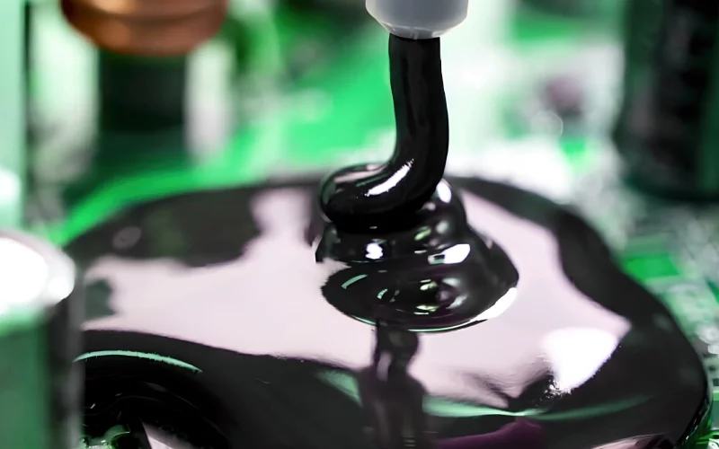 Adhesivo negro de curado UV